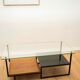 Table low vintage 50s 60s glass