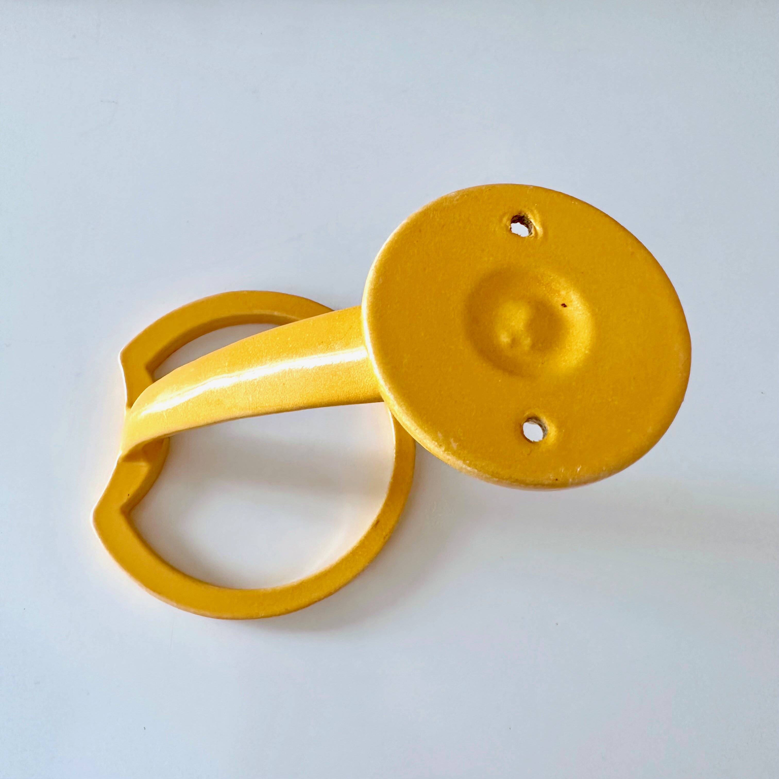 4 vintage coat hooks, vintage interior, 70's