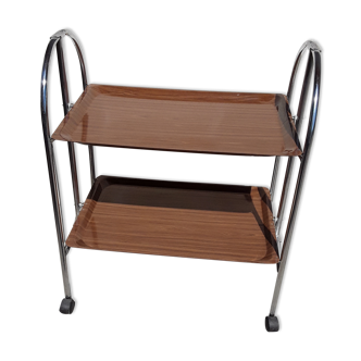 Vintage wheeled serving table