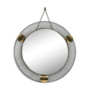 Miroir vintage métal - 1950
