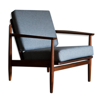 Fauteuil scandinave en teck