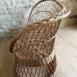 Rattan bench
