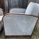 Duo de fauteuils club vintage