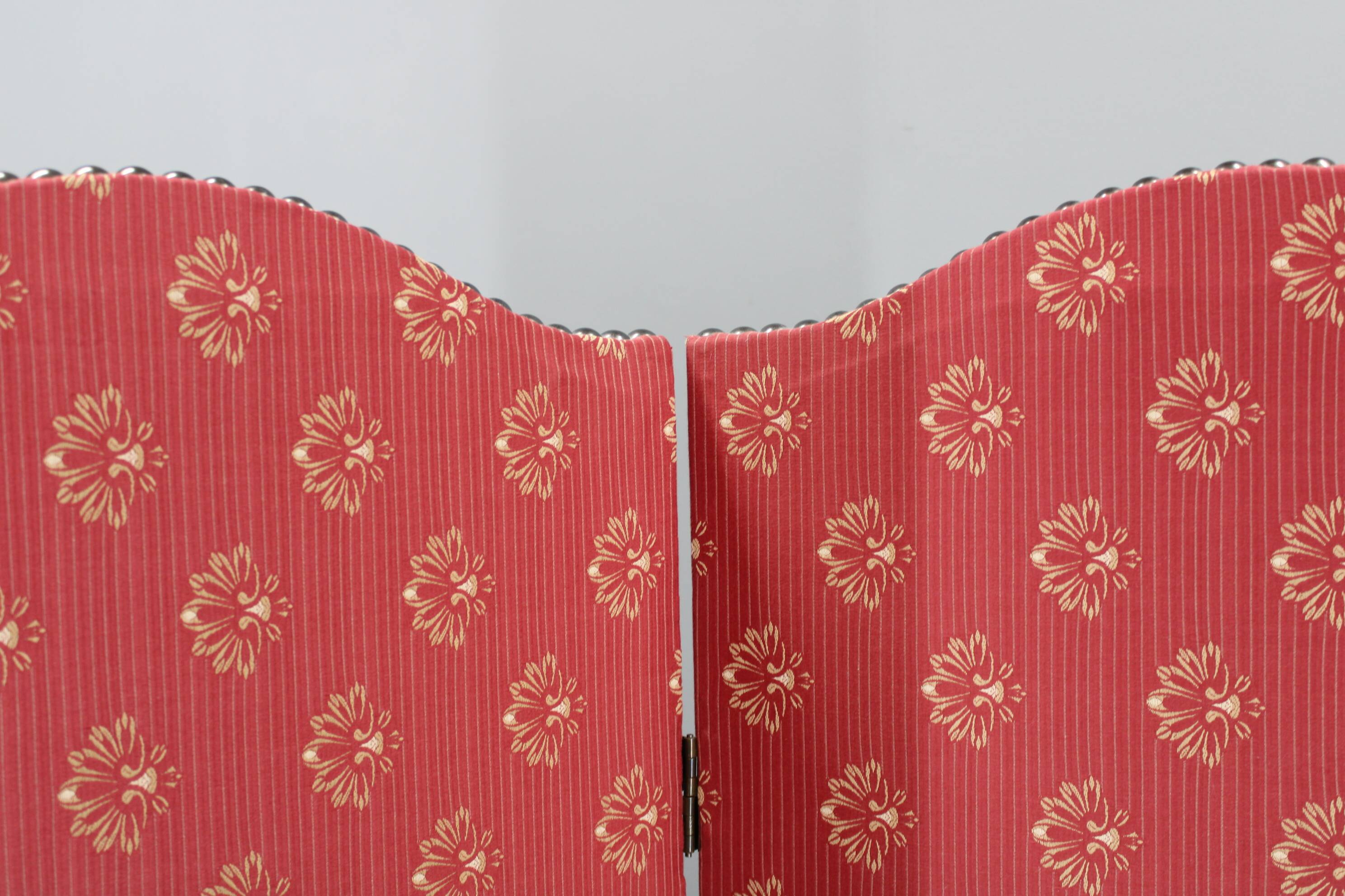 Paravane antique avec tissu, Tchécoslovaquie