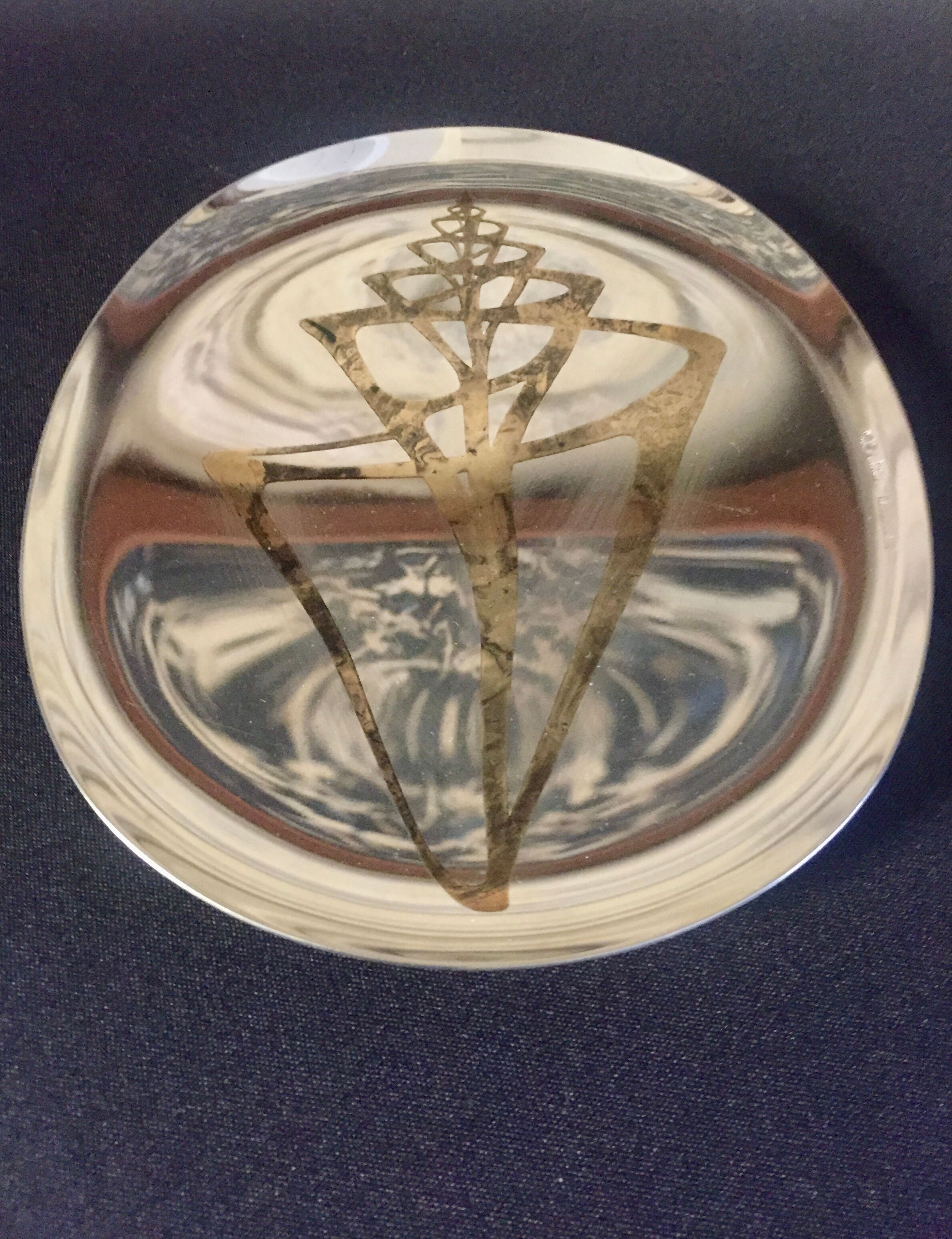 Metal cup italian goldsmith sambonet