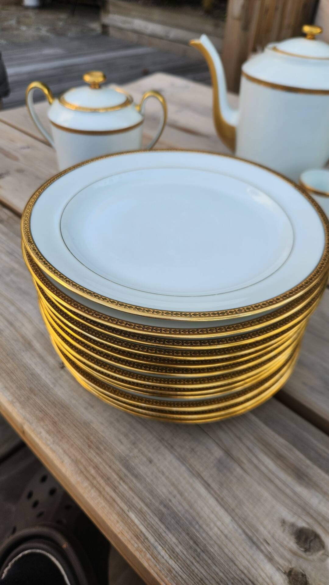 Coffee service Fabrique Royale de Limoges
