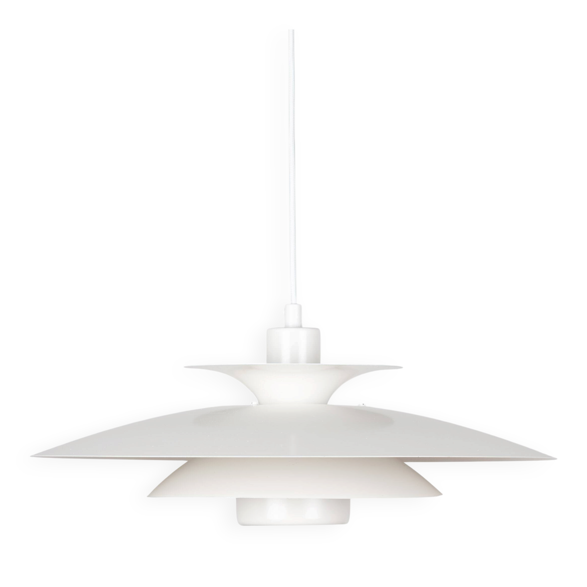 Vintage Kurt Wiborg Pendant Lamp for Jeka, 47 cm, Danish Mid-Century Design