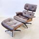 Brown Lounge Chair by Charles & Ray Eames - Herman Miller - Vintage 1970