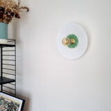 Opaline wall lamp