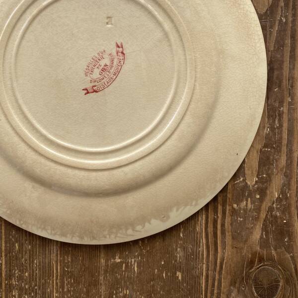 Assiette à dessert Gien x4