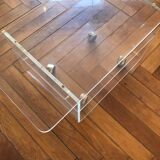 Plexiglas roller table, "Les Invisbles de Marais"