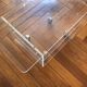 Plexiglas roller table, "Les Invisbles de Marais"