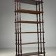 Étagère française en acajou