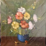 Tableau de fleurs  ancien