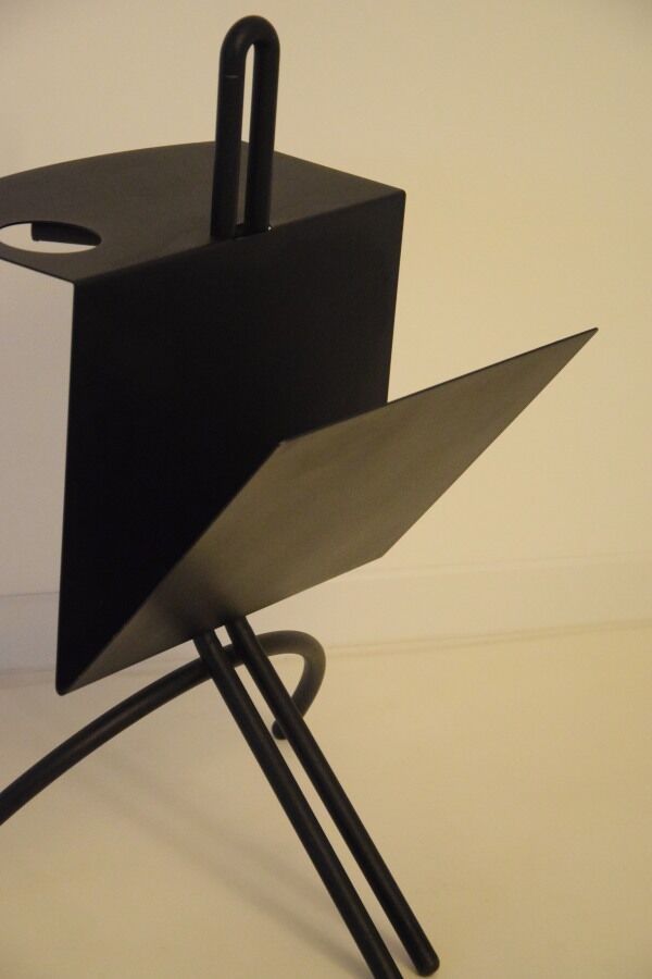 Magazine holders - Sofa end - Side table - Vintage - 80s - Design