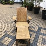 Rattan transat daybed