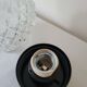 Glass ceiling lamp and bakelite RZB Leuchten