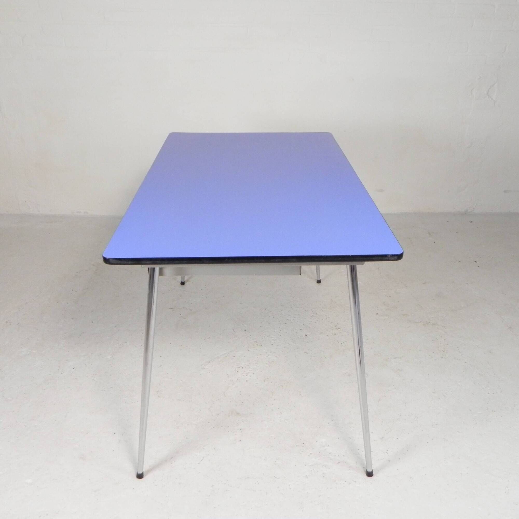 Formica table, desk with 2 drawers, 1950s