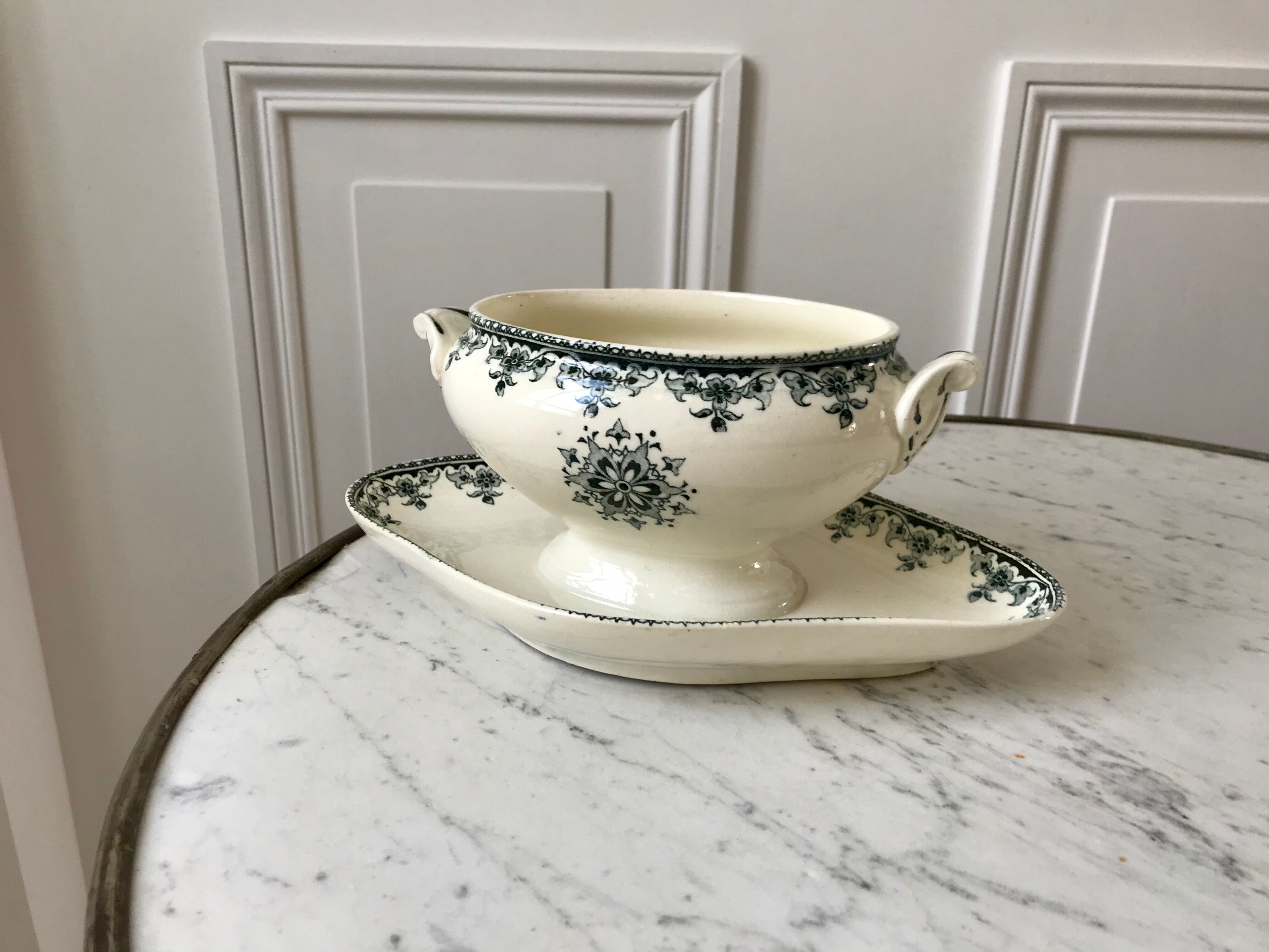 Saucière HBMC model "Gagny" late nineteenth