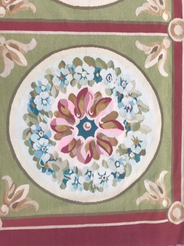 Carpet style woven Aubusson hand 240 X 315 CM