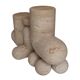 Pepe Guerrero MTC5 Console Table in Cream Travertine, Organic Modern