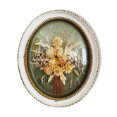 Cadre fleurs séchées