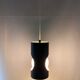 Vintage black metal suspension 1960