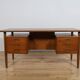 Mid-Century Freestanding Teak Desk by Arne Vodder for Sibast, 1960s