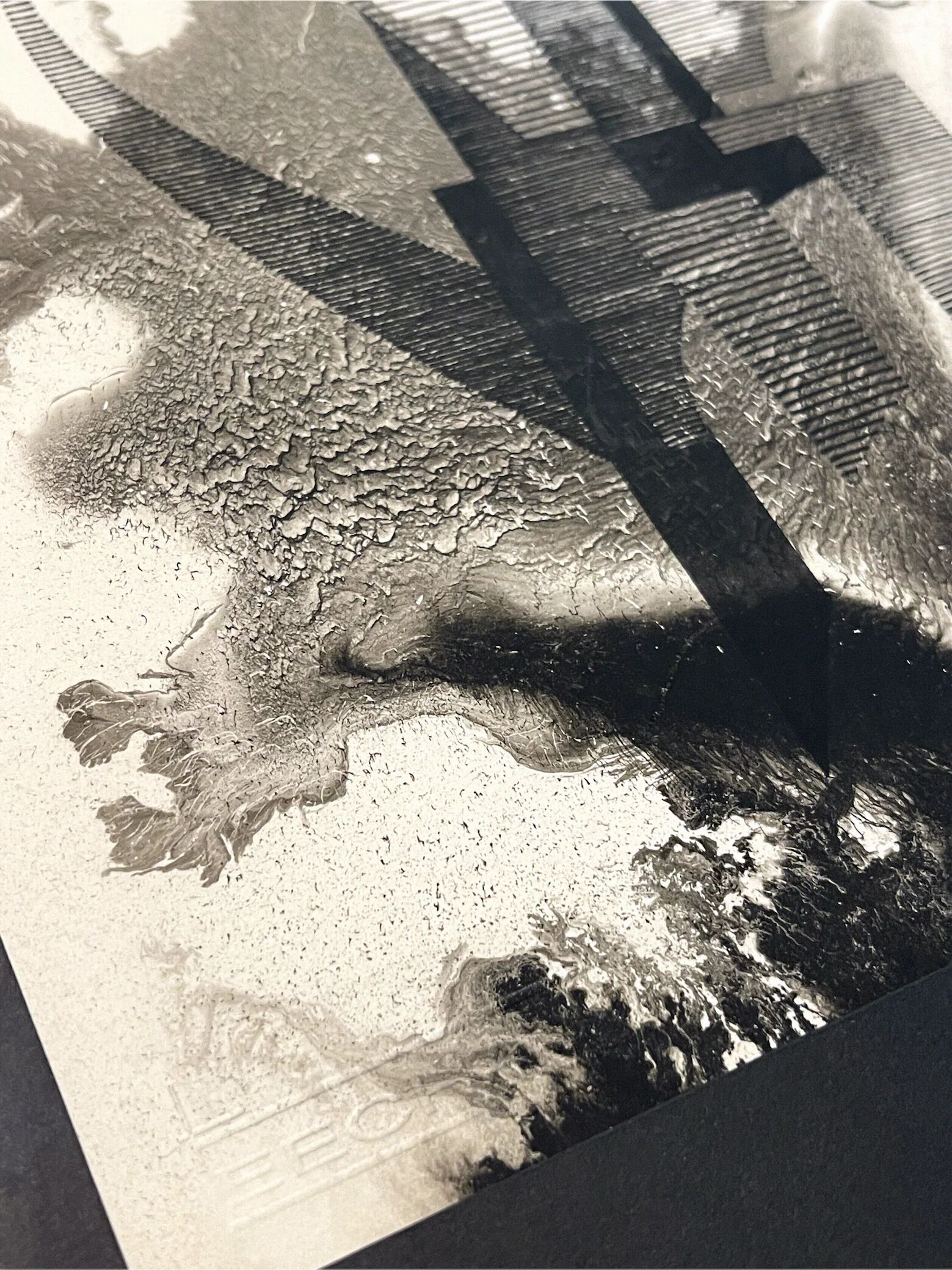 Œuvre originale sur papier signée Eugène Eechaut, 1973 - Encadrée