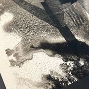 Œuvre originale sur papier signée Eugène Eechaut, 1973 - Encadrée