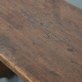 Timeless and characterful antique English hallway bench / bench for the dining table made of pinewood