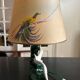 1950s ceramic bird lamp