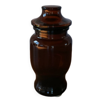 Lever amber Apothecary bottle