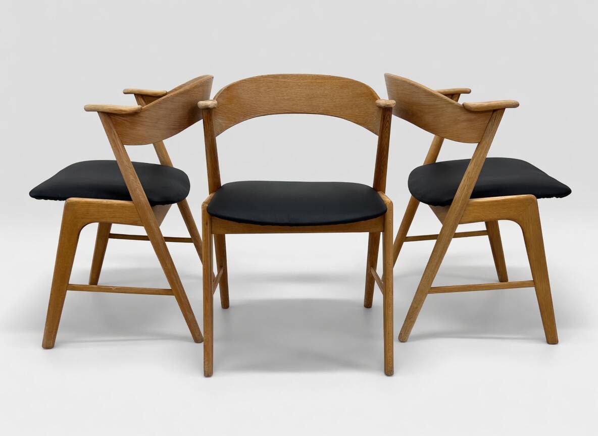 Kai Kristiansen Model 32 Dining Chairs, Korup Møbelfabrik.