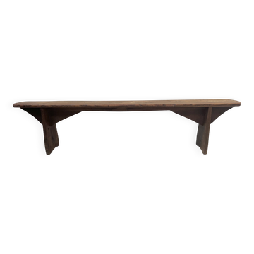 20th century solid elm farmhouse table bench