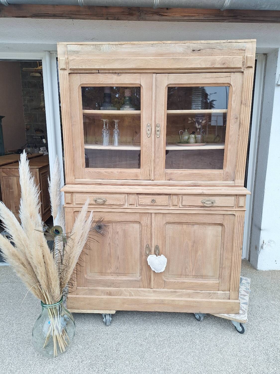 Solid oak dresser