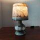 Lampe vintage 70 en onyx gris