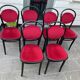 Set of 6 medallion bistro chairs