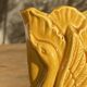 Japanese ceramic vase with swan decor