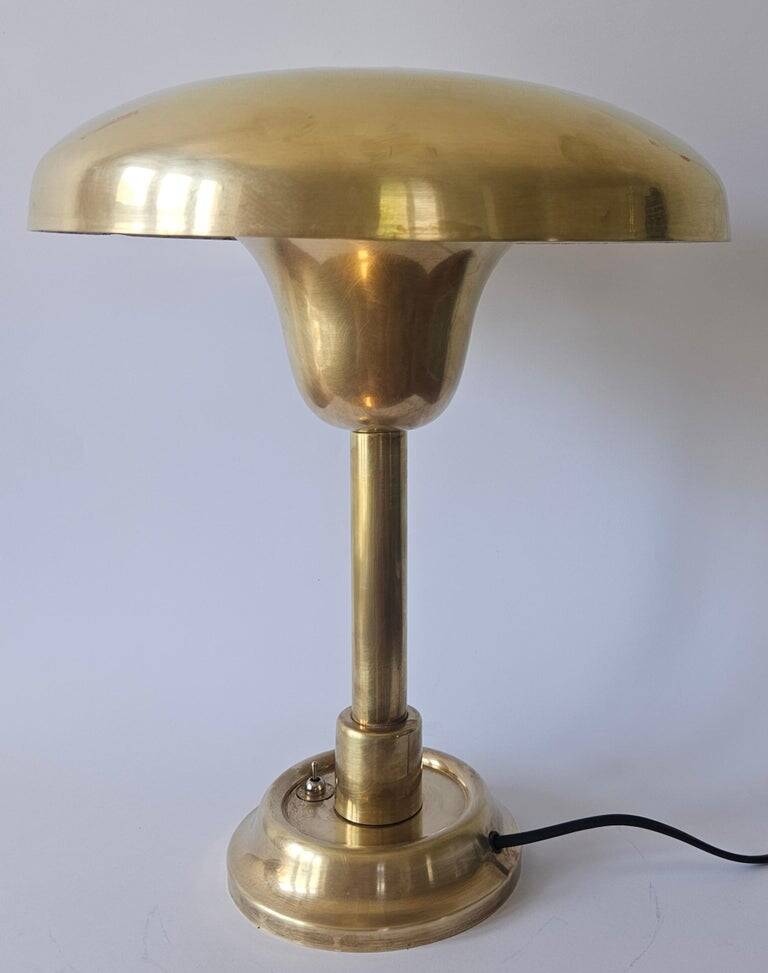 Large Bauhaus Functionalism Art Deco Table Lamp, Franta Anyz, 1930s