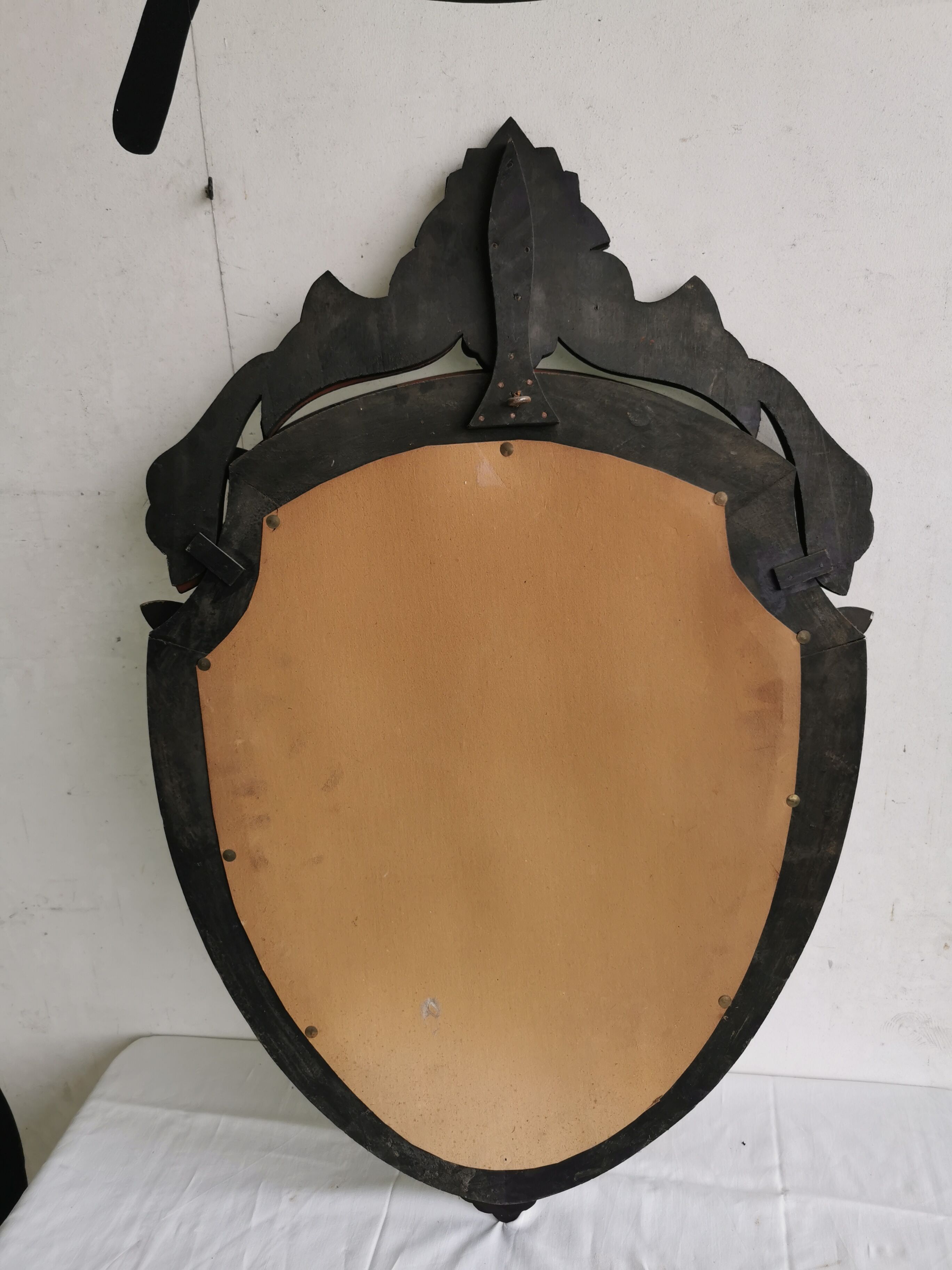 Venetian mirror mid-XXth beveled ice