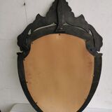 Venetian mirror mid-XXth beveled ice