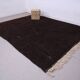 Espresso Brown Moroccan Rug 248 x 310 cm - Vintage Moroccan Rug  Bohemian