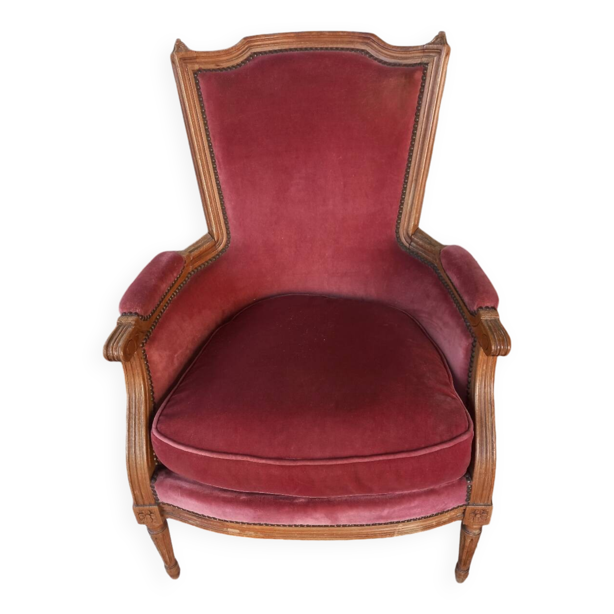 Louis XVI style bergère armchair