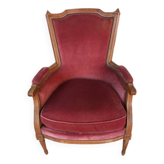 Fauteuil bergère style Louis XVI