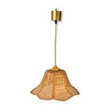 Vintage rattan pendant lamp