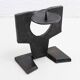 Brutalist cast iron candlestick