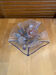 Bol vide poche mikasa crystal moulded decor flowers coloured vintage