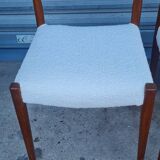 Set of 4 Scandinavian teak chairs