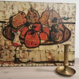 Nature morte, huile sur toile